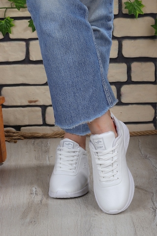 Jump Comfort Cilt Rahat Taban Unisex Sneaker Spor Ayakkabı 867800000742 05 Beyaz Beyaz