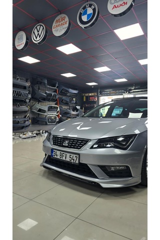 Seat Leon Mk3.5 2017-2020 Makyajlı Abt Ön Karlık Ek Plastik Boyasız