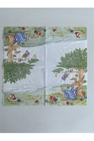 Herlitz Decor Tavşan Desenli Kağıt Peçete 20li 33x33cm