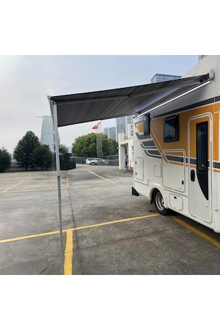 Campasist Ca350tk 3.50 X 2.50 Beyaz Kasetli Duvar Tipi Karavan Tentesi