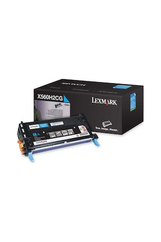 Lexmark X560-X560H2Cg Mavi Toner Yüksek Kapasiteli
