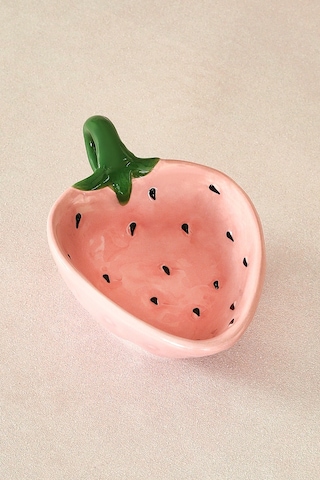 Karaca Strawberry Çerezlik 14 Cm Pembe