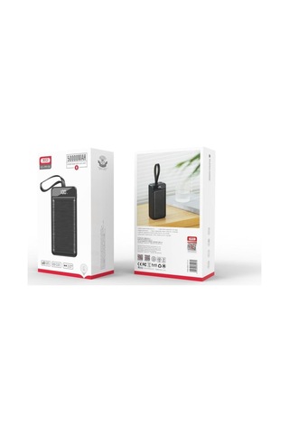 22.5w Hızlı Şarjlı Dijital Ekranlı 50000 Mah 5 Çıkışlı Yüksek Kapasiteli Taşınabilir Powerbank Beyaz