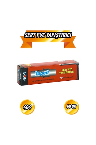 404 Sert Pvc Yapıştırıcı 50 Gr