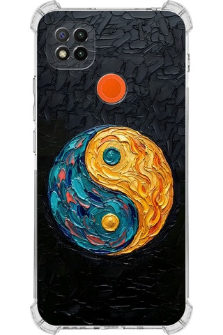 Redmi 10 İle Uyumlu Köşe Korumalı Kılıf Metamorfoz Dualite Tasarımlı Uv Baskılı Şeffaf