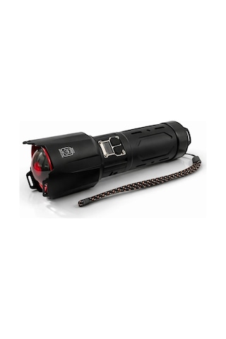Bedotech Bd-2406 30w Tg Led Alüminyum Alaşımlı Zoomlu Type-c Dijital Göstergeli Şarjlı El Feneri