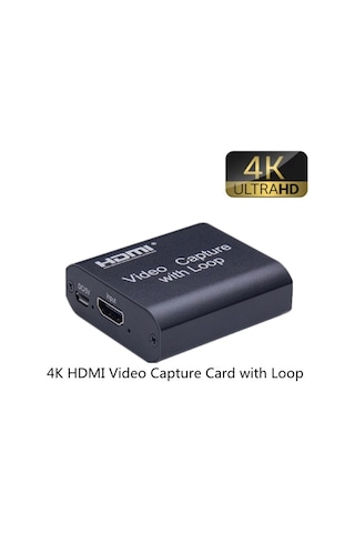 Usb Hdmı Hd Vıdeo Capture Kart 4759P 4K Xbox Ps4 Çevirici Aktarıc