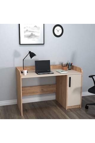 Arnetti Luses Çalışma Masası Atlantik Çam & Bej Atlantik Çam - Bej