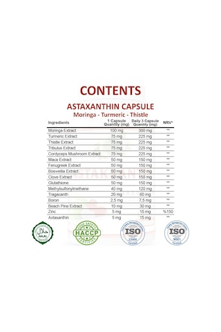Gökçek Şifa Astaksantin (Astaxanthin Capsule) 60 Kapsül