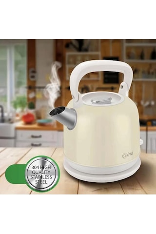 Kiwi KK-3340R Paslanmaz Çelik Retro Su Isıtıcı