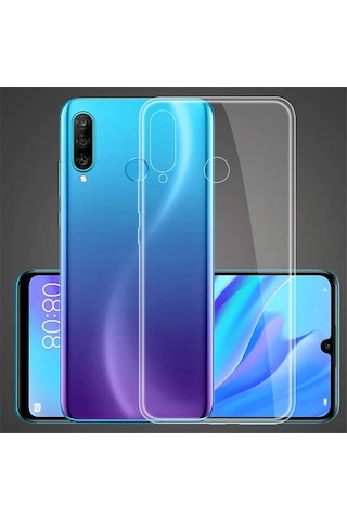 Huawei Honor 20 Lite Kılıf Şeffaf İnce Ve Esnek Süper Silikon Kılıf Renksiz