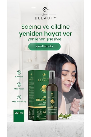 Balen's Beeauty Saf Biberiye Hidrosolü 250 ML