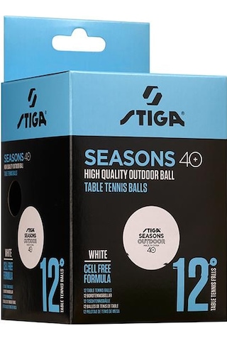 Stiga Table Tenis Ball Seasons Masa Tenisi Pinpon Topu Beyaz 12li 1110-2810-12