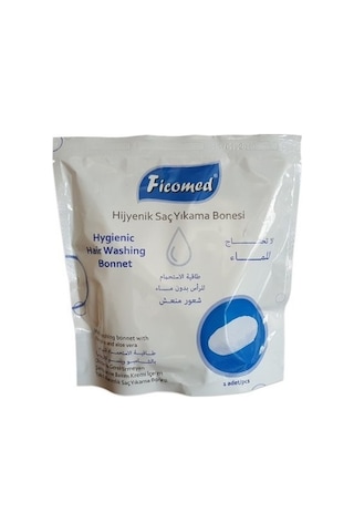 Ficomed Şampuanlı Saç Yıkama Bonesi Bone Tekli Paket 5 Adet