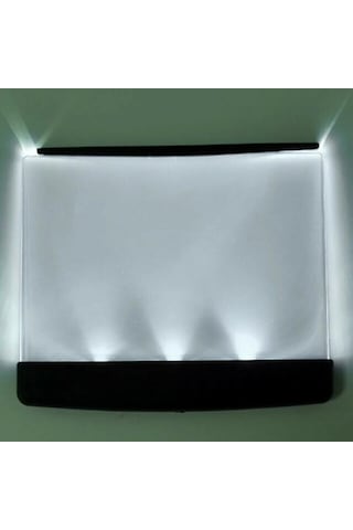 Kitap Arası Okuma Işığı Led Panel Kitap Okuma Lambası Siyah