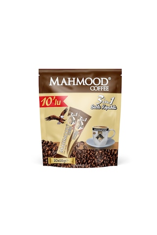 Mahmood Coffee 3 ü 1 Arada Sütlü Köpüklü Kahve 10 x 18 G