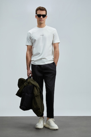 Lufian Erkek T Shirt 111020235 Kırık Beyaz KIRIK BEYAZ