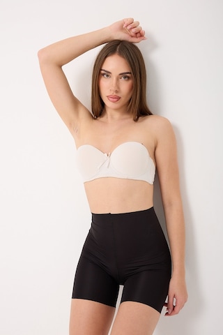 Unika Boutique Etkili Toparlayıcı Lazer Kesim Iz Yapmayan Hayalet Paçalı Korse Siyah