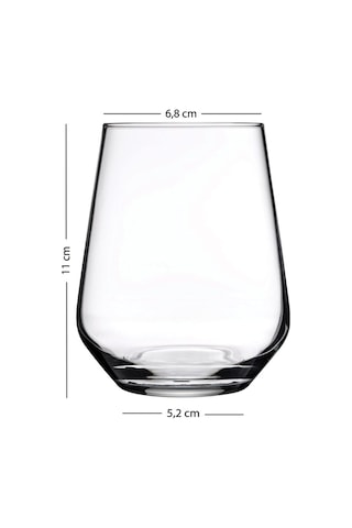 Rakle New Iconic 4'lü Su Bardağı Seti Amber 425 Cc