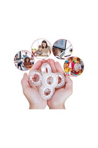 Youmex Öğrenci Ve Ofis Kullanıma Uygun 18mm 20y Transparan Ripsel Bant - 8 Adet Paket 8