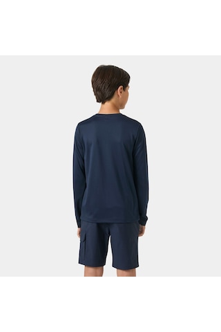 Helly Hansen Jr Hh Tech Ls Crew Üst Lacivert