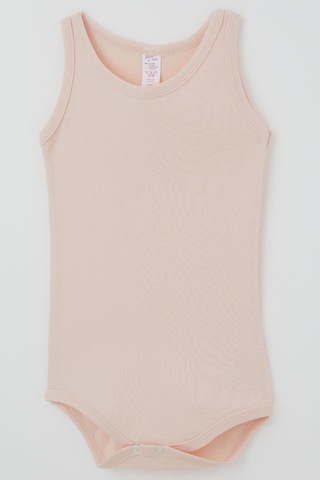 Breeze Kız Çocuk Çıtçıtlı Atlet Zıbın Body Basic 1-3 Yaş , Pudra
