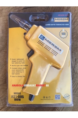 Meşem Lehim Tabancası Havya Tabancası 100Watt Gücünde
