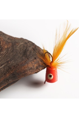 Neevoyu "10'lu Yüzey Yem Seti - Sunfish, Alabalık Ve Bass İçin No.8 Kancalı Popper Fly"