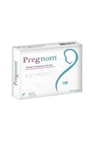 Pregnom Omega 3 Folic Asit 30 Kapsül Diğer