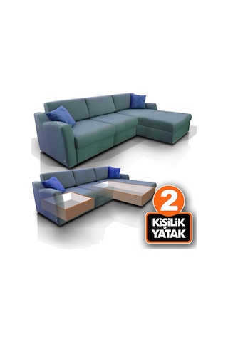 Seray Serios Şezlonlu Yataklı Köşe Takımı