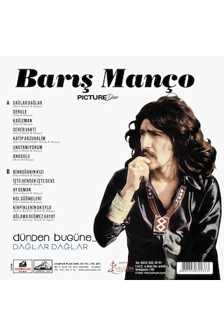 Barış Manço - Dağlar Dağlar Picture Plak