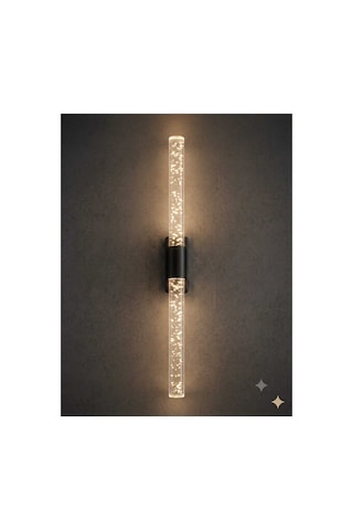 Bubblelight Large 51 Cm Modern Tasarım Led Aplik - Duvar Lambası - Siyah - Elektrikli - Günışığı Siyah