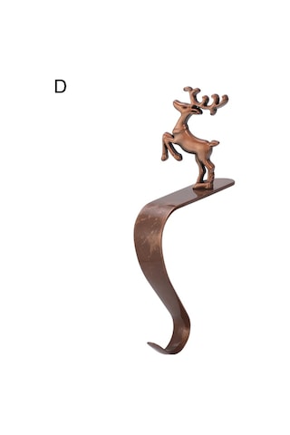 Mufunye Demir Noel Çorap Asıcı, Pervaz/ofis Dekorasyonu, Punksiz Kurulum, Kuru Dayanım, Kar Tanesi/kardan Adam Deseni - Noel Partisi Malzemesi Diğer