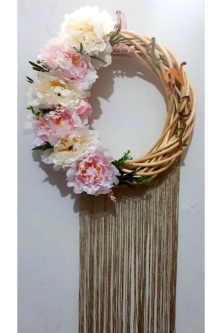 Püsküllü Çelen Bebek Kapı Süsü Çok Renkli