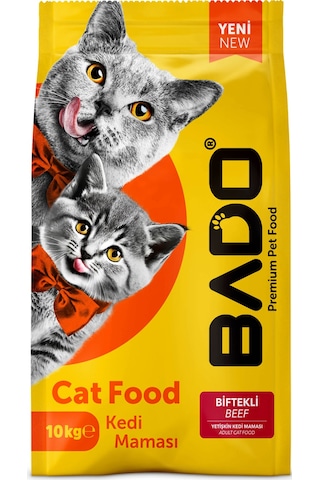 Bado Yetişkin Kedi Maması Etli 10 Kg