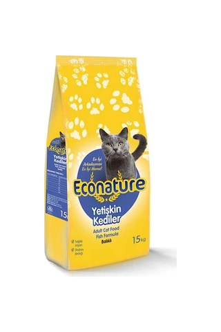 Econature Balıklı Yetişkin Kedi Maması 15 KG Econature Balıklı Yetişkin Kedi Maması 15 KG