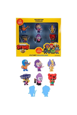 Brawl Stars Delüks 8'li Figür Seti Set 2