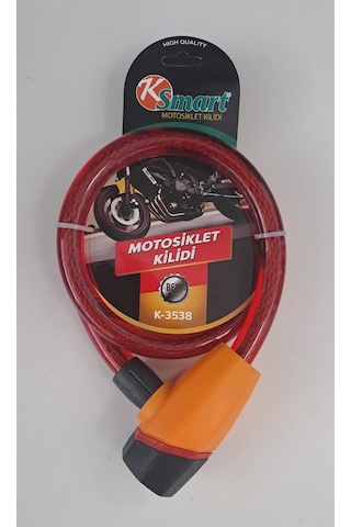 Ksmart Bisiklet Ve Motosiklet Kilidi Anahtarlı K-3538