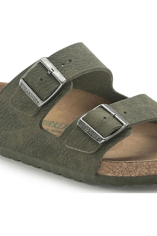 Birkenstock Arizona Desert Dust Vegan Erkek Terlik Haki
