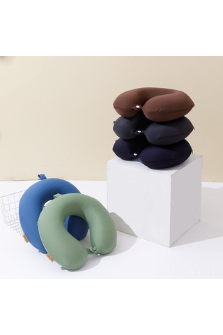 Shineyee Yetişkinler İçin Soğuk İpek Dokulu Hafıza Köpüklü Boyun Yastığı - Ofis, Uyku Ve Seyahat İçin Ergonomik Destek Koyu Gri Koyu Gri