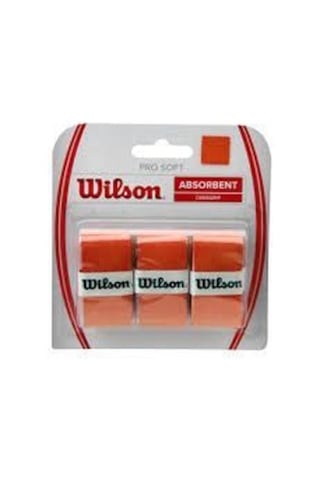 Wilson Pro Soft Absorbent 3'Lü Tenis Gribi Turuncu