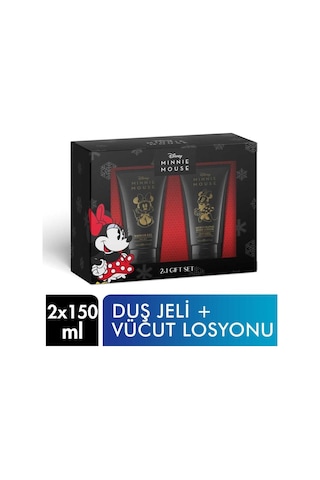 Disney Minnie Mouse Çocuk Parfüm EDT 50 ML + Unicorn Tarak + Vücut Bakım Seti