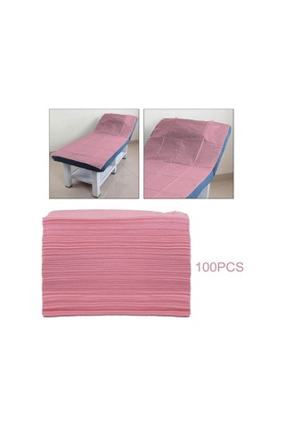 Ganzhoushop Yumuşak Tek Suntek Pembe-deliksiz Tek Kullanımlık Çarşaf 100x Hf