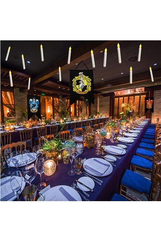 Geekyou 12 Adet Levazan Led Mumlar, Harry Potter Dekorasyonu İçin Partiler, Dershaneler, Düğünler Ve Noel, Yangınsız, Pil İle Çalışır, Titreyen Işık