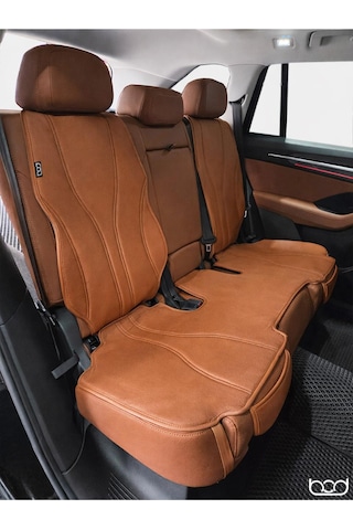 Bod Skoda Kodiaq Oto Koltuk Koruyucu Kılıf 2023-sonrası Latmos Serisi Taba