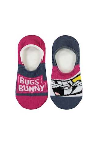 Bugs Bunny Kız Çocuk 2'li Babet Çorap Set 3-11 Yaş Fuşya G9A831436Y31 Fuşya