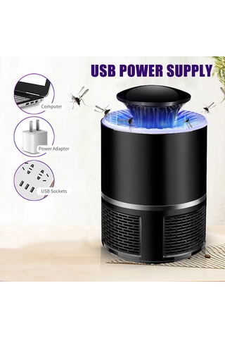 Qingmipy Usb Güçlü 360 Derece Led Sinek Öldürücü Lamba - Ev Ve Ofis İçin Sessiz Ve Güvenli Böcek Kovucu 111 Karakter