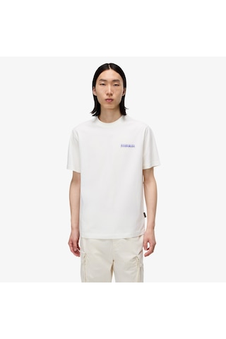 Napapijri S-guide Erkek Beyaz T-shirt Np0a88v62061 Beyaz