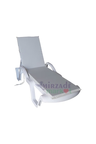 Mirzademarket Şezlong Minderi Standart Su Geçirmez Malzeme-Krem