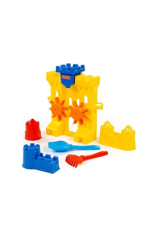 Polesie Set No.466 Kale Kum Değirmeni, Kürek No.5 Tırmık No.5 K Çok Renkli